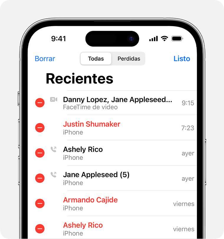 ¿Dónde se borra recientemente en el iPhone? 13