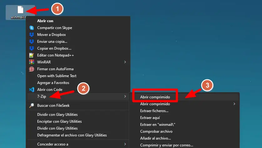 Winmail.dat: Qué es y cómo abrir este archivo de Outlook 8