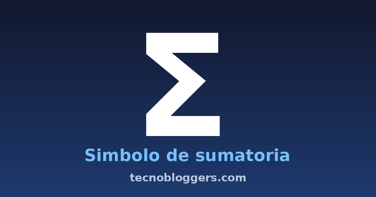 Símbolo de sumatoria sigma mayúscula en el teclado