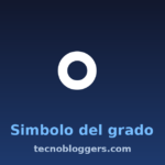 Cómo escribir el símbolo del grado (°) en el teclado Símbolo del grado en el teclado