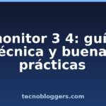 monitor 3 4: guía técnica y buenas prácticas monitor 3 4: guía técnica y buenas prácticas